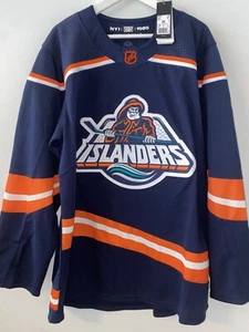 Authentic w/tags Adidas Reverse Retro New York Islanders jersey mens 54 2022-23 - Picture 1 of 10