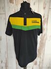 Ayrton Senna Collection F1 Helmet MBA-Sport New T-Shirt Polo Jersey Sz L