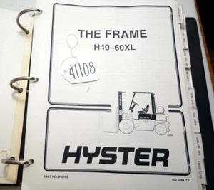 Hyster h40-60xl Fork Lift Service Manual (Inv.41108) - Picture 1 of 3