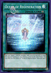 Yugioh! Ocean of Regeneration MZTM-EN036 (SR) 1ª Edición 3x "Soporte Agua" - Imagen 1 de 1