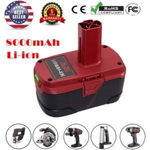 8000mAh For Craftsman C3 Battery 11375 130279005 130279003 Cordless Drill Li-ion - Picture 1 of 1