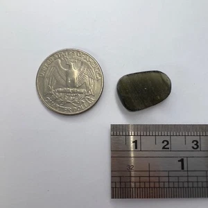 1.9g 9.5ct MOLDAVITE cabochon one side polished #ASP0032 - Picture 1 of 2