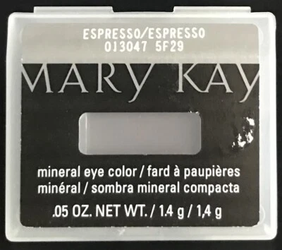 New In Package Mary Kay Mineral Eye Color Espresso Full Size ~Fast Ship - Image 1 of 2