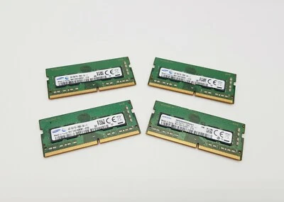 4 pcs Samsung 4GB 1Rx8 M471A5143EB1-CTD PC4-2666V DDR4 RAM Memory - Image 1 of 3