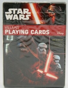 Star Wars The Force Awakens Villains Themed Collectors Edition Playing Cards NEW