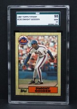 Dwight Doc Gooden 1987 Topps #130 Tiffany SGC 10 Mets
