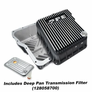 Bandeja de transmisión EPI cepillada profunda con filtro para 01-19 GM 6,6 L Duramax diésel - Imagen 1 de 6