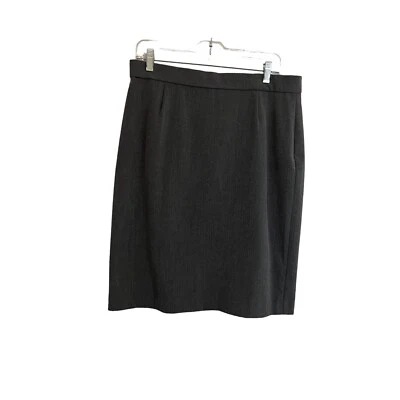 Briggs New York Gray Pencil Straight Skirt Career Business Womens Size 12 - Image 1 of 4