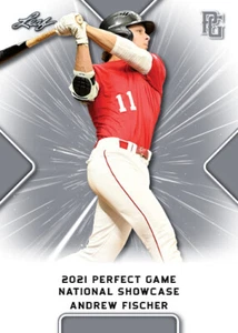 10-Count Lot Andrew Fischer 2021 Leaf Perfect Game NIKE All-American Rookies - Bild 1 von 1
