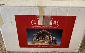 Vintage Christmas Around the World Nativity Let Us Adore Him House of Lloyd - Picture 1 of 22