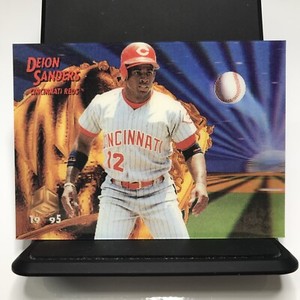 1995 Pinnacle Sportflix - Deion  #4 - Cincinnati Reds