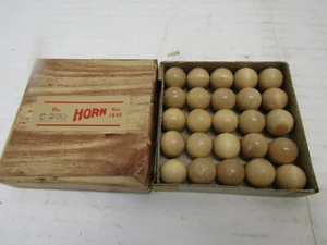 NUOVE CON SCATOLA VECCHIE 25 palline di legno non finite 1/2" rotonde PEZZI ARTIGIANALI FORNITURE - Foto 1 di 3