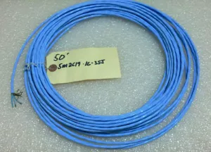 50 pies 5M2619-16-35J blindado recubierto de plata SPC calibre 16 3 cables cables cables de audio - Imagen 1 de 1