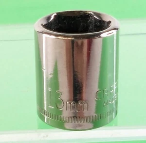 Craftsman 13mm 1/4" Drive Shallow 6 Point Socket G2D 34609 - MADE IN USA - Picture 1 of 5