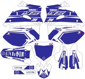 Resaltador Vibrant YAMAHA GRAPHICS YZ 250f 2006 2007 2008 2009 azul - Imagen 1 de 1