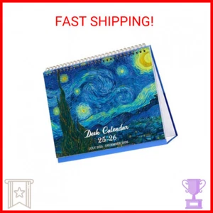2025-2026 Desk Calendar - JUL 2025 - DEC 2026, Standing Flip Desktop Calendar 20 - Picture 1 of 2