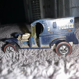 Hot Wheels Redline 1970 Paddy Wagon US Original Dark Blue Complete Original - Picture 1 of 4