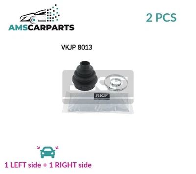 CV JOINT BOOT KIT PAIR TRANSMISSION END REAR VKJP 8013 SKF 2PCS NEW - Image 1 of 4
