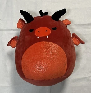Figura de juguete Squishmallows dragón rojo de 20 pulgadas Salami líder de los cortes fríos - Imagen 1 de 7