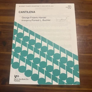 Cantilena by George Frederic Handel, Trumpet/Baritone & Piano Kjos Sheet Music - Picture 1 of 3
