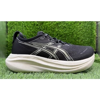 Zapatos para correr negros para mujer ASICS GEL‐NIMBUS 27 1012B753‐002 - talla 9,5 Foto 1 de 4