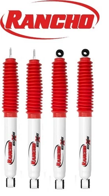 01-10 Chevy Silverado 2500HD 3500HD 0"-2" Lift Leveled RS5000X Rancho Shock Set - Image 1 of 4