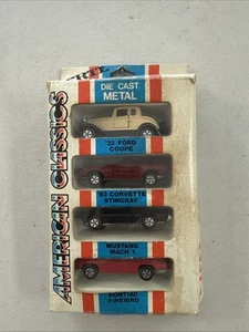 Ertl American Classics Die Cast Metal Stk No 1744 Ford Corvette Mustang Pontiac - Bild 1 von 5