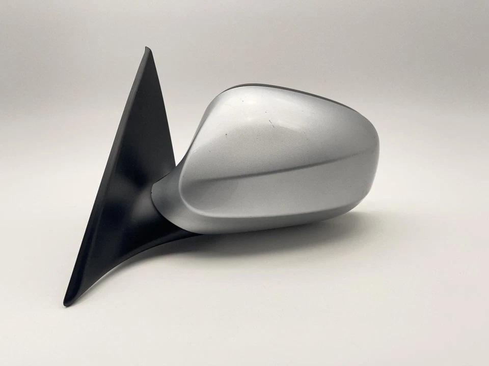 2010-2013 BMW 335i Left Driver Side Door Mirror Silver - Image 1 of 4