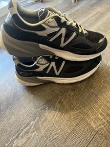 New Balance 990v6 schwarz hergestellt in den USA Laufen Turnschuhe M990BK6 Herren Größe 7D - Bild 1 von 13