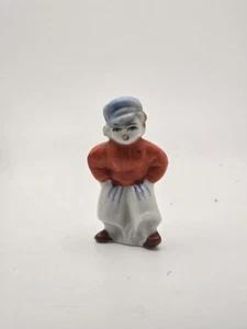 Vintage Porcelain Navy Sailor Boy Mini Figure Figurine Made In Japan 3" - Picture 1 of 4
