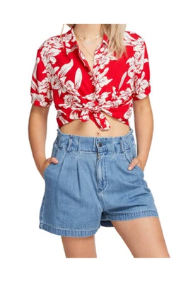 Volcom Aloha Ha Mujer Camiseta Manga Corta S - Imagen 1 de 4