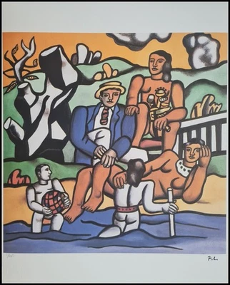 FERNAND LÉGER * The outing...* 50 x 40 cm * signed lithograph * limited # 31/200 - Bild 1 von 4