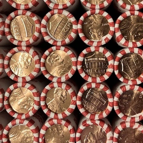2025-D Lincoln Shield 10 Rolls of Penny's Uncirculated - IN HAND!!! Last 🥲 🥲🥹 - Image 1 of 1