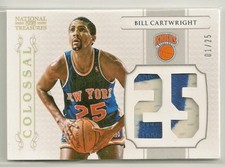 Bill Cartwright 2012-13 National Treasures Colossal 2 Color Gu Patch #' D 1/25
