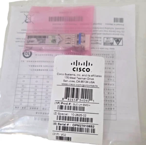 Cisco GLC-LH-SMD transceiver module, new in plastic package. - Picture 1 of 3