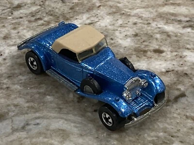 Neumáticos de pared negros Hot Wheels Rolls Royce Phantom II Metalflake azul difícil de encontrar B068 Foto 1 de 4