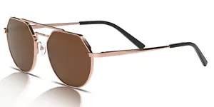 Serengeti Sunglasses Shelby SS533001 Shiny Light Rose Gold/Brown Polarised - Picture 1 of 7