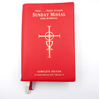 New Saint Joseph Sunday Missal And Hymnal Illustrated Catholic 1986 Vintage