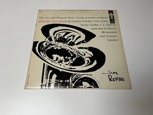 ENSEMBLE OF THE  JAZZ & CLASSICAL MUSIC SOCIETY Music For Brass LP - MILES DAVIS - Picture 1 of 8