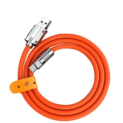 2M USB To Type-C Super Fast Charging Cable Metal Zinc Alloy USB C For Samsung LG - Image 1 of 4