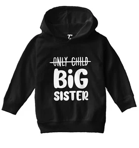 Big Sister Announcement - Sis Little Sibling Newborn Toddler/Youth Hoodie - Picture 1 of 12