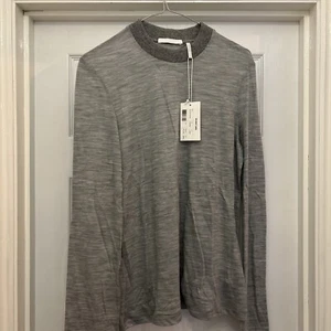 NEW WITH TAG HELMUT LANG 100% Lambs Wool TOP LONG SLEEVE LARGE RRP $290 LARGE - Picture 1 of 3