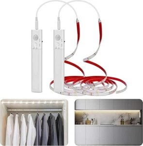 Luxjet Sensor Lights Indoors, 2 Pack LED Strip Lights Battery Operated 1M - Picture 1 of 5