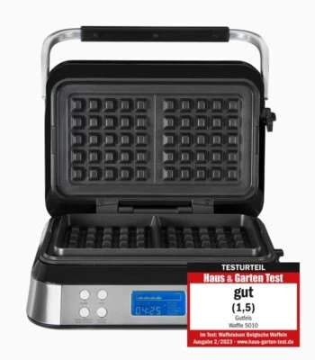 GUTFELS waffle iron WAFFLE 5010 waffle iron Belgian waffle 1600W timer B-Stock - Image 1 of 4