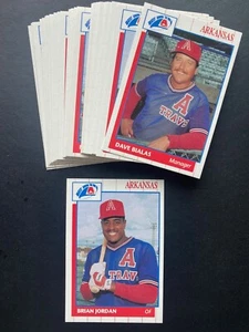 1990 Grand Slam ARKANSAS TRAVELLERS TEAM SET (30 CARDS) BRIAN JORDAN CARDINALS - Bild 1 von 1
