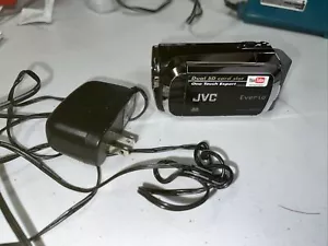 JVC GZ-MS120BU Everio Camcorder BlackSilver Video Camera W/ADAPTER - Picture 1 of 7