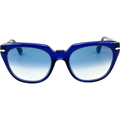 Persol 3111S Womens Plastic Sunglass 1813F Blue w Blue Gradient 50-18 Italy - Image 1 of 4