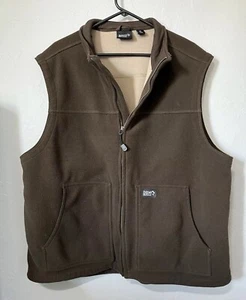 Dri Duck Vest Mens S Brown Full Zip Fleece DDX Outdoor Workwear BC - Picture 1 of 1