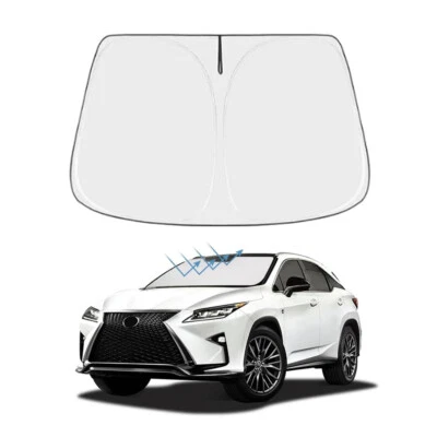 Custom For 2016-2024 Lexus RX350 RX350L RX450h Car Windshield Shade Front Cover - Image 1 of 4