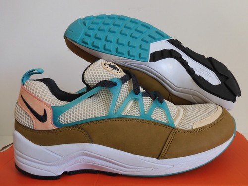 NIKE AIR HUARACHE LIGHT FB FLAT OPAL GOL TAN RETRO TAGLIA 9 RARA! [725156 200]